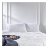 Two Pack White Medium Support Pillows 48x74cm
