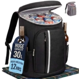 Tydi Insulated Cooler Backpack 30L Black – Sold/Shipped by Ideal Direct Ltd