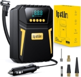 Tyre Inflator Air Compressor – Digital Car Tyre Pump 12V DC,Portable Car Accessories for Men,Electric Air Pump 150 PSI For Car Tyres,Bikes,Football,Preset Tyre Pressure & Auto Shutoff