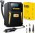 Tyre Inflator Air Compressor – Digital Car Tyre Pump 12V DC,Portable Car Accessories for Men,Electric Air Pump 150 PSI For Car Tyres,Bikes,Football,Preset Tyre Pressure & Auto Shutoff