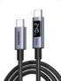 UGREEN 240W USB C to USB-C Fast Charging Cable with Built-in Digital Screen PD 3.1 1M / 2M- £9.99 – UGREEN Group Limited UK / FBA(Prime)