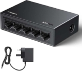 UGREEN 5 Port Gigabit Network Switch, Ethernet Splitter Hub – Prime Exclusive – Sold by UGREEN GROUP LIMITED UK FBA