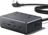 UGREEN Extension Lead with 4 USB Slots, 2 Way 2990W – Sold By UGREEN GROUP LIMITED UK FBA (Prime Deal)