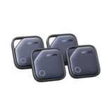 UGREEN FineTrack 4-Pack Find My Bluetooth Tracker for Keys, Wallet