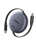 UGREEN Retractable 100W USB C to USB-C Charger Cable, 1M Max, Black Ugreen /FBA