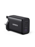 UGREEN USB C Charger 65W GaN Fast Charger 3-Port PD Charger UK Plug Black – Sold by UGREEN GROUP LIMITED UK/FBA