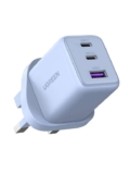 UGREEN USB C Charger Plug, 30W 3-Port Fast Charger, iPhone 18/17/16/15, iPad, Galaxy S26/S25/S24, Blue -Sold by UGREEN GROUP LIMITED UK /FBA