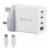 UK Plug USB-C Charger: 3 USB-C, 1 USB-A, 1m Cable