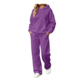 UK Womens Oversized Tracksuit 2-Piece Set Hoodie & Sweatpants