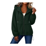 UK Womens Waterproof Lightweight Windbreaker Jacket