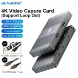 ULT-unite 4K HDMI USB-C Capture Card 4K60Hz Loop-Out, Welcome deal Dongguan Ult-Unite Electronic Technology Co., Ltd.