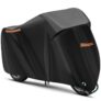URAQT Motorcycle Cover, 210T Waterproof Motorbike Cover, Heat-Resistant Outdoor Protection – by Happysaller / FBA