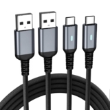 USB C Charger Cable,2Pack 6FT/1.8M USB to USB C Cable Fast Charging Type C Charger for iPhone 16 15 Pro,Samsung Galaxy S24 S23 S22 S21,Note 10 9 8,Google Pixel,LG,Switch ect
