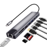 USB C Hub Docking Station 8 in 1 Multiport Adapter – Sold by Apro Yachonn / FBA