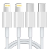 USB C to Lightning Cable 2Pack 1M MFi Certified, Fast Charging USB CiPhone – Sold by 7G TECH STORE / FBA
