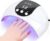 UV Nail Lamp, 54W UV Lamps for Gel Nails Nail UV Lamp Led Nail Lamp with 3 Timer, Auto Sensor, LCD Screen, USB Plug Gel Nail Curing Lamp, Led Gel Nail Lamp Nail Dryer (Off White)