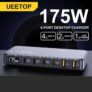 Ueetop 175W GaN Desktop Charger with 6 Ports and LCD Display – With Code – Sold by UEETOP Choice Store