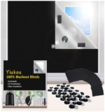 Ultimate 100% Blackout Blind Portable Stick-On ,Black 200x145cm