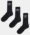 Umbro Womens Crew Socks in Black, 3 Pack, Size 6-8.5