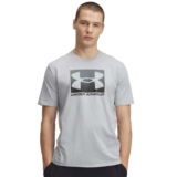 Under Armour Mens Boxed Sports Updated Short Sleeve T Shirt T-Shirt – SIZE MEDIUM, COLOUR: MOD GREY/LIGHT HEATHER