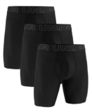 Under Armour Mens Multi-Pack Performance Tech Long-Leg Boxer Brief, 9 Inseam, All-Day Comfort XS/S/L/XL