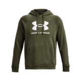 Under Armour Mens Rival Fleece Big Logo Hoodie (Marine Od Green XS)