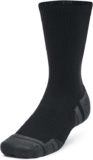 Under Armour Unisex Ua Performance Tech 3 Pack Crew UA Performance Tech Crew – Pack Of 3 Pairs – Size 4 to 7.5 UK – Black