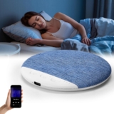 Under Pillow Speaker Bluetooth with White Noise Timer,Ultra-Slim Flat Sleep Speaker Under Pillow Speaker for Sleeping,Wireless Rechargeable Sleep Aid Speaker,Volume Adjustable