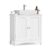 Under Sink Bathroom Cabinet with 2 Doors, Freestanding Storage Cabinet