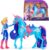 Unicorn Academy, Isabel & River Set with 2 Riding Accessories and Hair Styling Tool, Dolls and Unicorn Toys for Girls Aged 4 and up