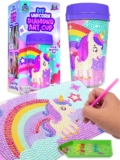 Unicorn Cup Diamond Art Kits – 5D Gem Art Gifts for Girls Age 6 7 8 9 10 11 – BPA Free 16oz Unicorn Gift Tumbler for Girl – Diamond Painting Kit Girls Birthday Presents – Arts and Craft Kits for Kids