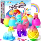 Unicorn Hatching Rainbow Eggs for Kids -6PCS Unicorn Toys for Girls Age 3-8