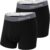 Uniexcosm Mens Boxers Cotton Trunks Multipack, 95% Cotton Boxer Shorts for Men, Soft Breathable Mens Underwear with Elastic Waistband, Black Boxer Briefs