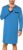 Uniexcosm Mens Long Sleeve Pajama Tops, Nightshirt for Men Button Round Neck Sleep Shirt Nightgown Nightwear Nightdress Sleepwear Loose Fit for Casual Hospital Home