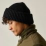 Unisex Connora Fisherman Beanie Black free C&C