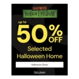 Up to 50% off Selected Halloween Home – Free C&C