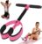 Upgraded Foot Pedal Resistance Band with Handles for Women, Exercise Band Ideal for Home Workout, Core Training, Pilates, Stretching & Physical Therapy with Double-Layer Latex Design
