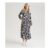 Urban Bliss White Floral Stencil Print Smock Dress