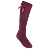 Urban Trends 3 Pairs Girls Knee High Socks With Bow, Kids Back to School Uniform Socks, Cotton Rich Long Socks in All Size