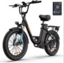 Urlife 20 Electric Bike, 48V 13Ah Removable Battery, 7-Speed – £322.18 with Code & PayPal from SEAMLY LIMITED1 Store