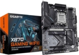 Used GIGABYTE X870 GAMING WIFI6 Motherboard – 822 phases VRM, up to 8000MHz DDR5 (OC), 1xPCIe 5.0, Wi-Fi 6, 2.5GbE LAN, USB 4