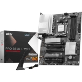 Used MSI PRO B840-P WIFI Motherboard, ATX AM5 – DDR5 (8000 MT/s OC), PCIe 4.0 x16, M.2 Gen4, Wi-Fi 7, 2.5G LAN – Like New – Amazon Resale