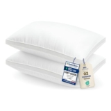 Utopia Bedding 2 Pack Standard Pillows, Brushed Fabric, White