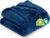 Utopia Bedding Fleece Throw Blanket 127x152cm Soft Warm Lightweight Breathable Small Versatile Luxury Decorative Throws For Sofa, Bed, Chair & Settees Cosy Home Gift For Adults, Navy
