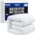 Utopia Bedding Quilted Mattress Topper King Bed, Mattress Protector, Cover Quilted Pad Soft Breathable, Deep Fitted Elastic, King 150 x 200 38 cm, White
