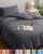 Utopia Bedding Single Duvet Cover Sets – Soft Microfibre Polyester Duvet Cover with Pillow case – Bedding Quilt Cover Set (Grey)