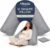 Utopia Bedding V Shape Pillow with Soft Hollowfibre Filling, Grey V Shape Pillow with Soft Hollowfibre Filling, Microfiber Cover for Reading, Maternity & Everyday Comfort 84×34 cm