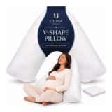 Utopia Bedding v Pillow with Pillowcase, 84 X 34 Cm
