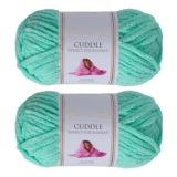Utopia Crafts Cuddle Super Chunky Chenille Yarn Mint