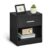 VASAGLE Bedside Table, Side Table with Drawer, Open Compartment,
